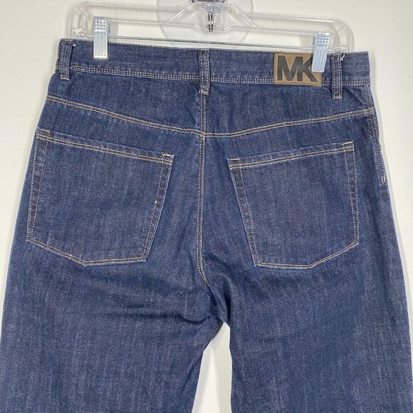 Michael Kors Jeans Women 32 Blue Denim Classic Dark Wash - Picture 5 of 11
